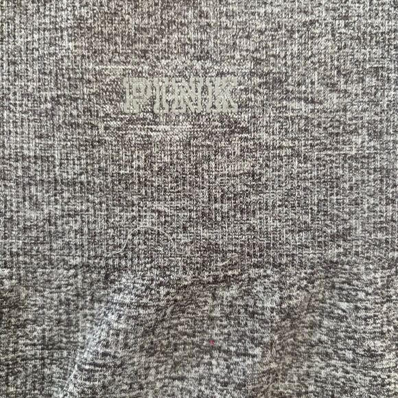 Victoria’s Secret PINK Gray Seamless Mesh Capri Leggings S - Picture 3 of 10